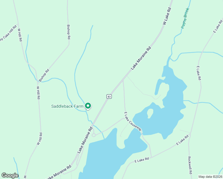 map of restaurants, bars, coffee shops, grocery stores, and more near 3121 Lake Moraine Road in Hamilton