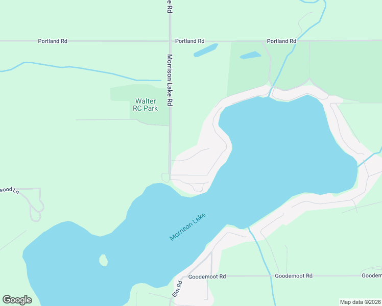 map of restaurants, bars, coffee shops, grocery stores, and more near 6935 Beechwood Drive in Saranac