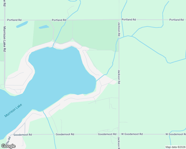 map of restaurants, bars, coffee shops, grocery stores, and more near 6282 Sunset Beach in Lake Odessa