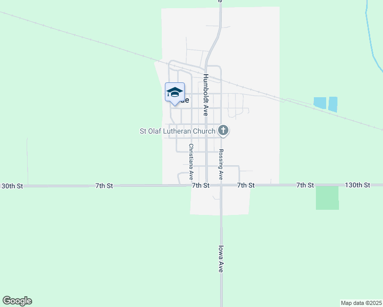 map of restaurants, bars, coffee shops, grocery stores, and more near 405 Christiana Avenue in Bode
