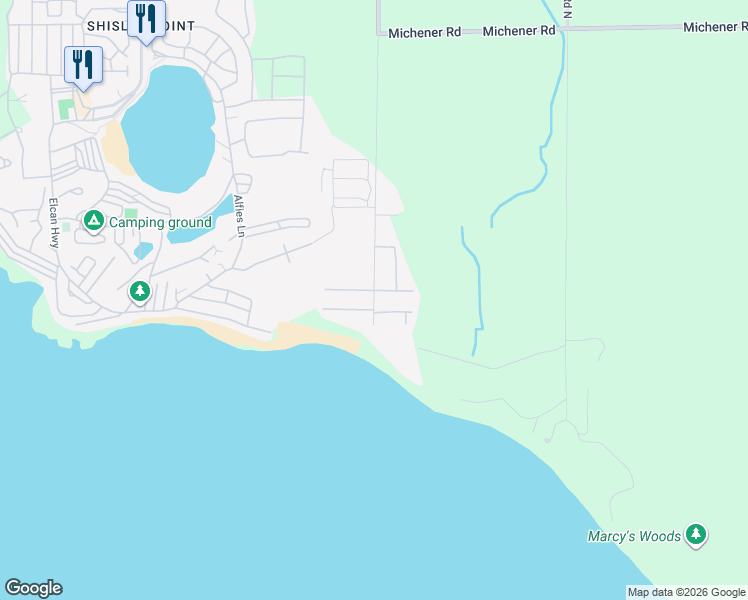 map of restaurants, bars, coffee shops, grocery stores, and more near 5389 Firelane 21 in Port Colborne