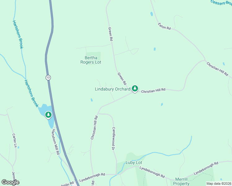 map of restaurants, bars, coffee shops, grocery stores, and more near 75 Christian Hill Road in Amherst