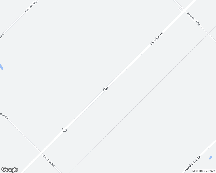 map of restaurants, bars, coffee shops, grocery stores, and more near Glendon Drive in Middlesex County