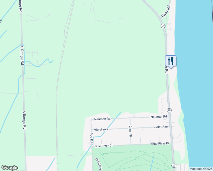 map of restaurants, bars, coffee shops, grocery stores, and more near 4189 Neuman Road in Saint Clair