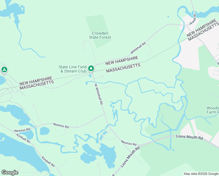 map of restaurants, bars, coffee shops, grocery stores, and more near 8 West Whitehall Road in Amesbury
