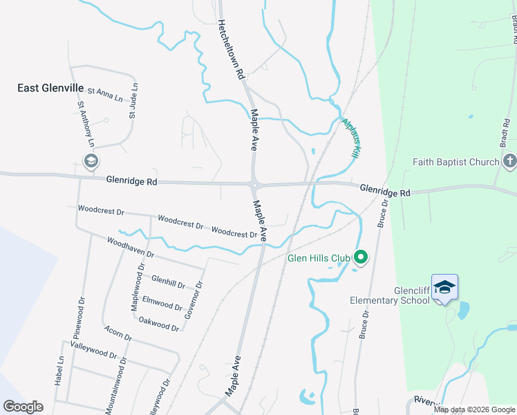 map of restaurants, bars, coffee shops, grocery stores, and more near 183 Maple Avenue in Schenectady