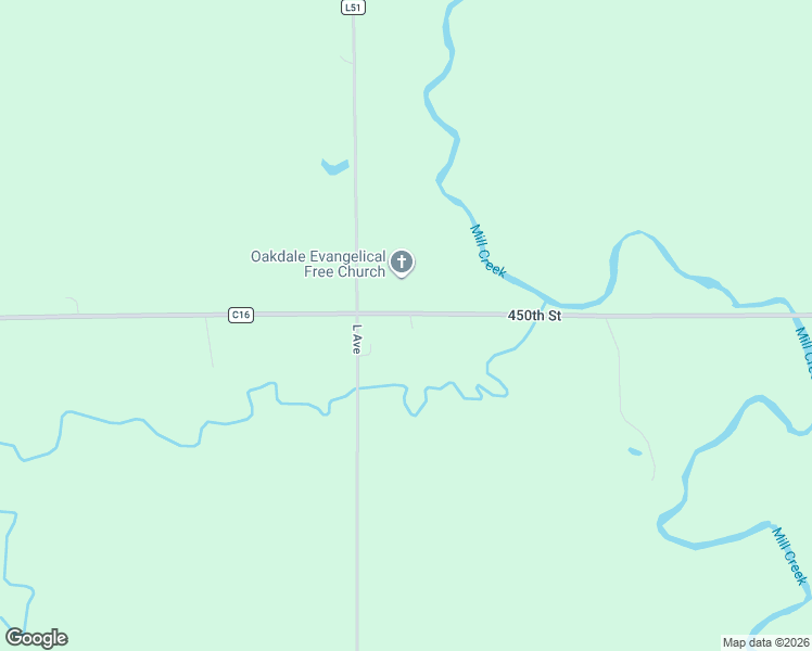 map of restaurants, bars, coffee shops, grocery stores, and more near 1210 450th Street in Meriden
