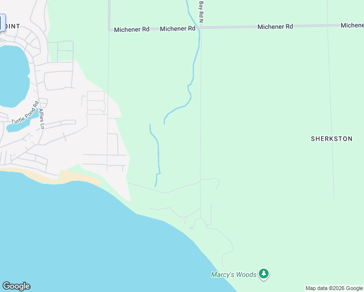 map of restaurants, bars, coffee shops, grocery stores, and more near 300 Holloway Bay Road South in Port Colborne