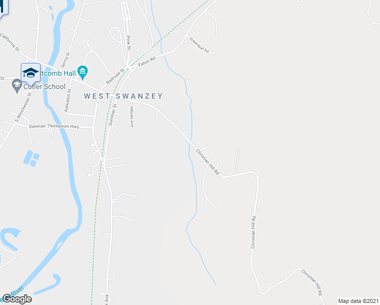 map of restaurants, bars, coffee shops, grocery stores, and more near 103 Christian Hill Road in Swanzey