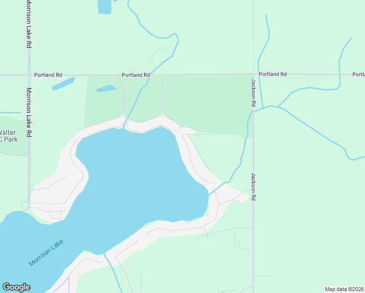 map of restaurants, bars, coffee shops, grocery stores, and more near 6204 Sunset Beach in Lake Odessa