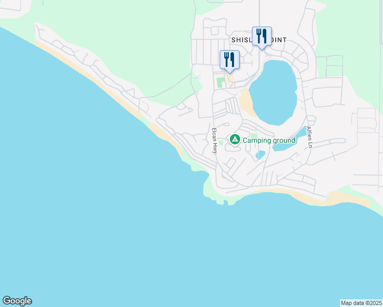map of restaurants, bars, coffee shops, grocery stores, and more near Surf Loop in Port Colborne