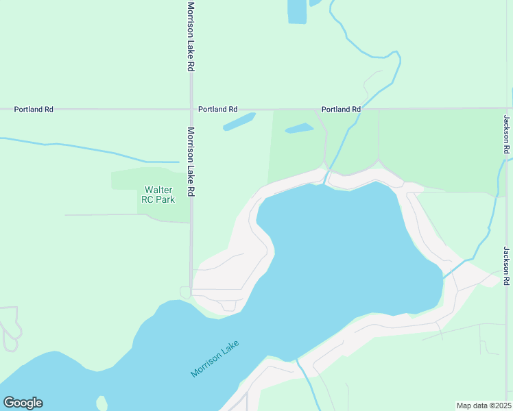 map of restaurants, bars, coffee shops, grocery stores, and more near 6715 Paradise Park Drive in Saranac