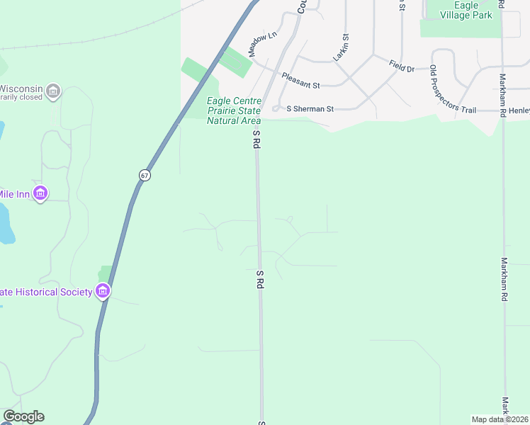 map of restaurants, bars, coffee shops, grocery stores, and more near W369S9785 Deercrest Court in Eagle
