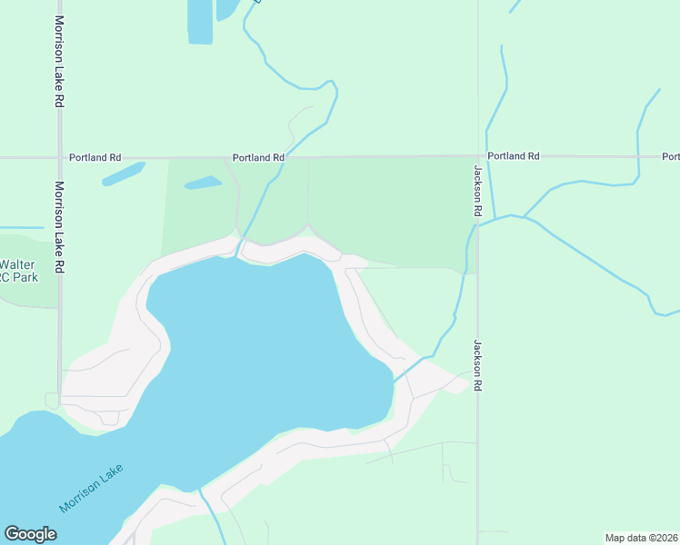 map of restaurants, bars, coffee shops, grocery stores, and more near 6204 Sunset Beach in Lake Odessa