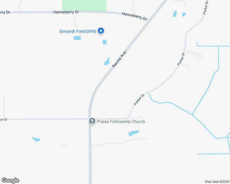 map of restaurants, bars, coffee shops, grocery stores, and more near W188 S9742 Parker Dr in Muskego