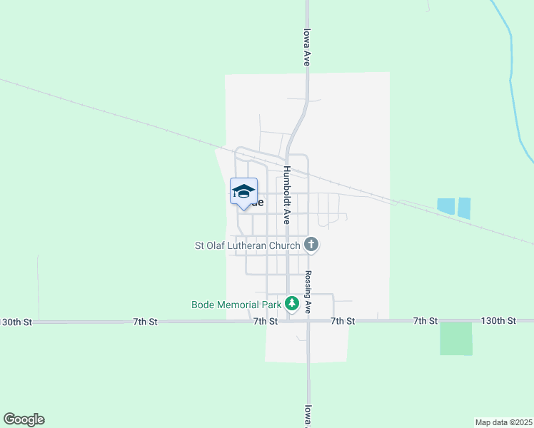 map of restaurants, bars, coffee shops, grocery stores, and more near 201 Christiana Avenue in Bode