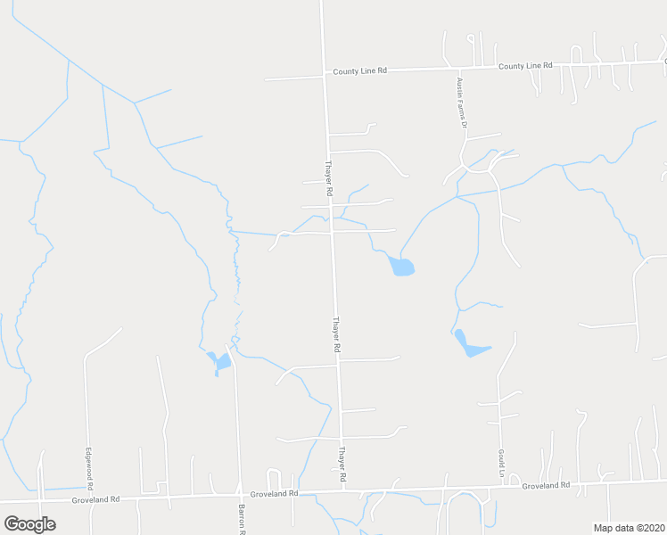 map of restaurants, bars, coffee shops, grocery stores, and more near 729 Thayer Road in Oakland County