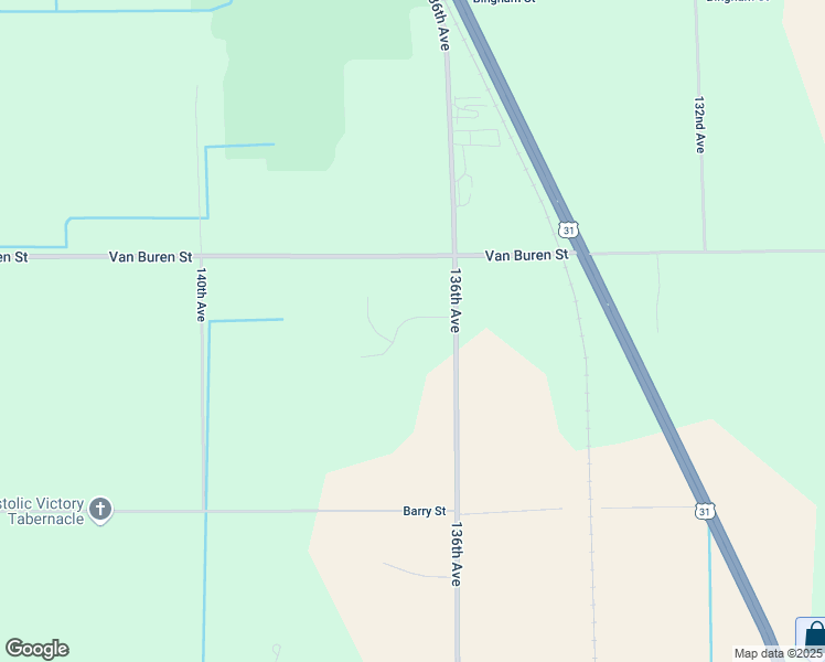 map of restaurants, bars, coffee shops, grocery stores, and more near 13686 Hidden Acres Drive in Holland