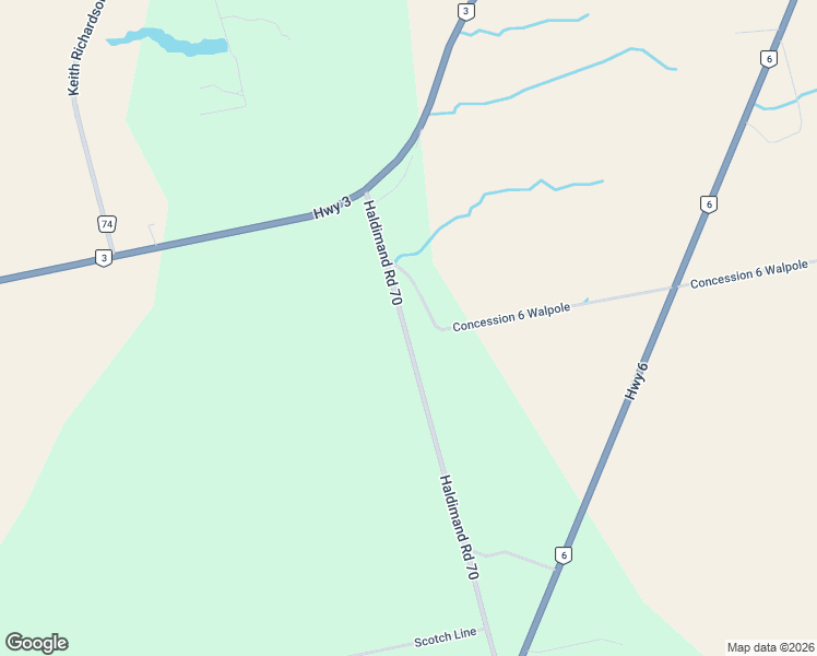 map of restaurants, bars, coffee shops, grocery stores, and more near 684 Haldimand Road 70 in Jarvis