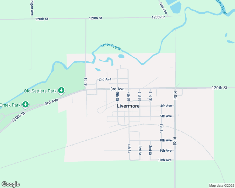 map of restaurants, bars, coffee shops, grocery stores, and more near 5th Street in Livermore