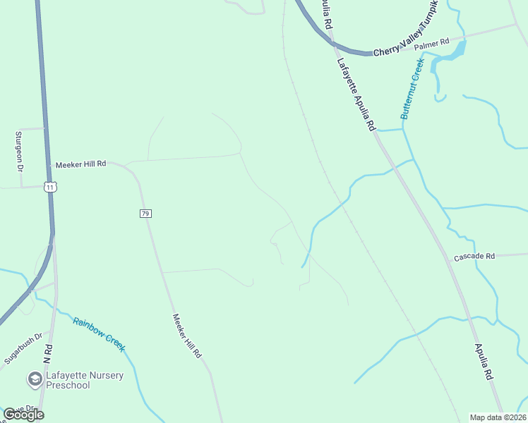 map of restaurants, bars, coffee shops, grocery stores, and more near 2009 Deer Run Road in LaFayette