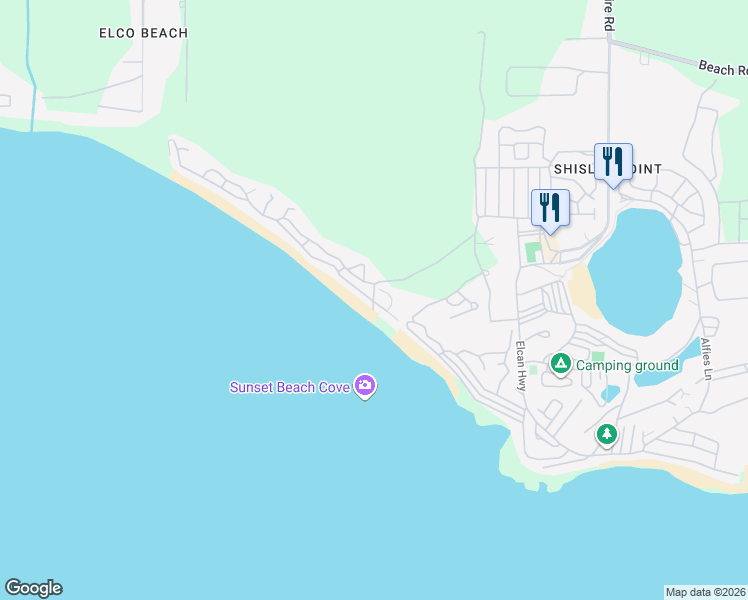 map of restaurants, bars, coffee shops, grocery stores, and more near 490 Empire Road in Port Colborne