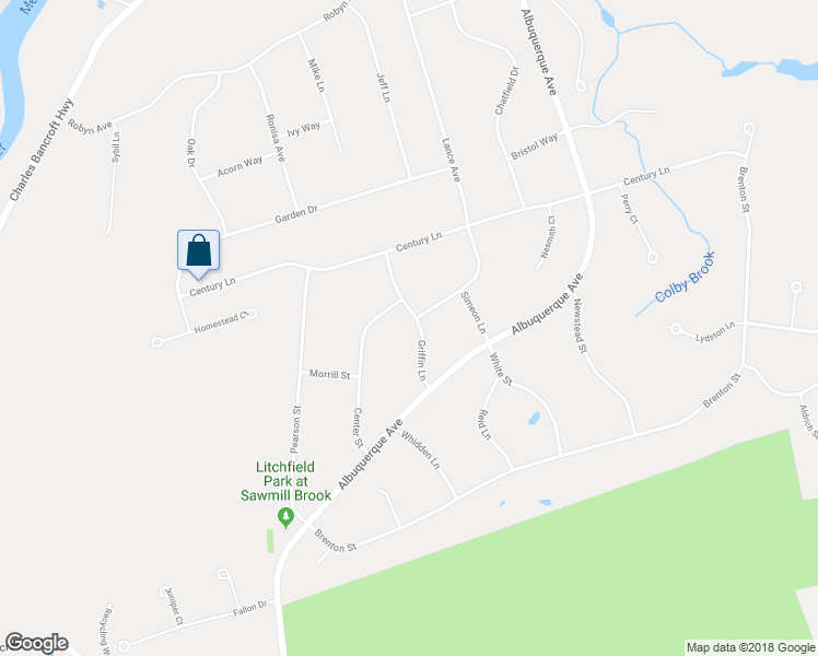 map of restaurants, bars, coffee shops, grocery stores, and more near 10 Griffin Lane in Litchfield