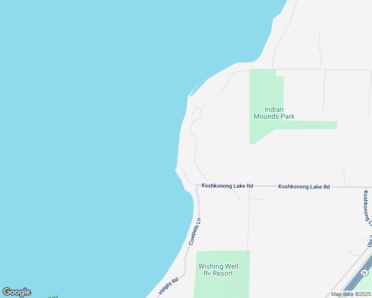map of restaurants, bars, coffee shops, grocery stores, and more near N761 Waubunsee Tr in Fort Atkinson