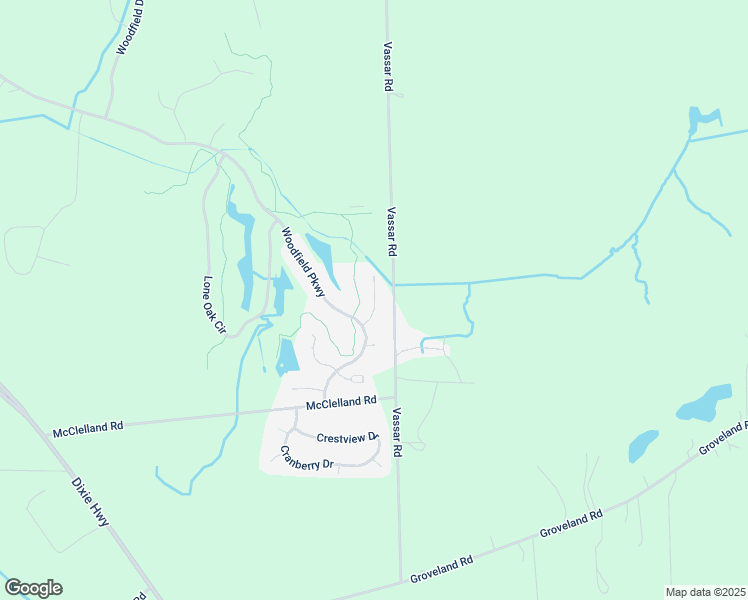 map of restaurants, bars, coffee shops, grocery stores, and more near 11180 Strathmore Court in Grand Blanc