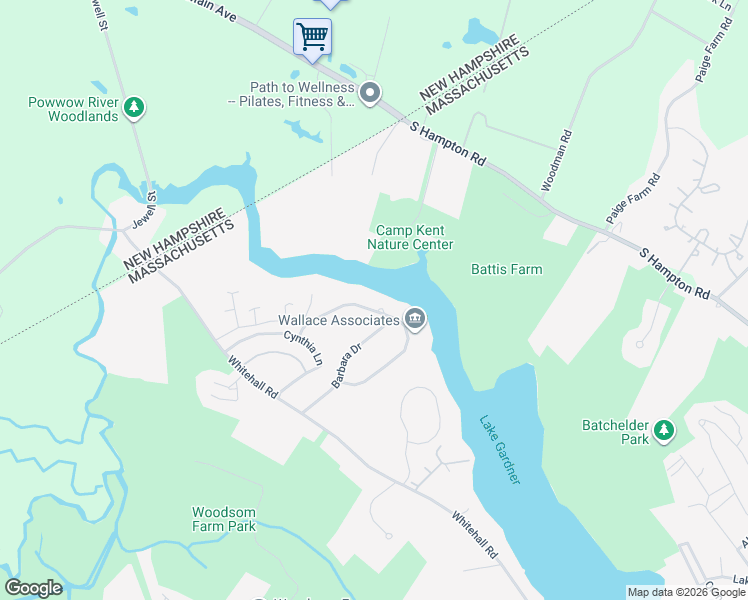 map of restaurants, bars, coffee shops, grocery stores, and more near 29 Unicorn Circle in Amesbury