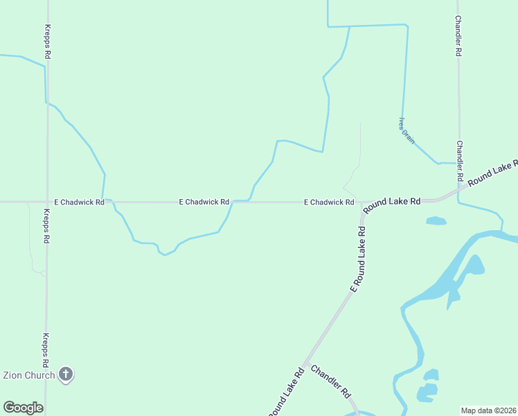 map of restaurants, bars, coffee shops, grocery stores, and more near 3611 East Chadwick Road in DeWitt