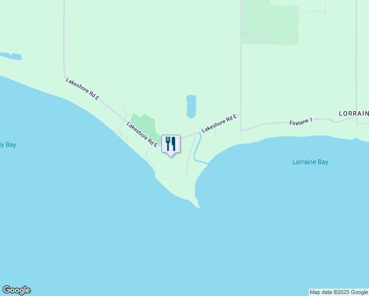 map of restaurants, bars, coffee shops, grocery stores, and more near 839 Lakeshore Road East in Port Colborne