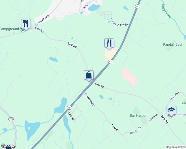map of restaurants, bars, coffee shops, grocery stores, and more near 144 East Road in Hampstead