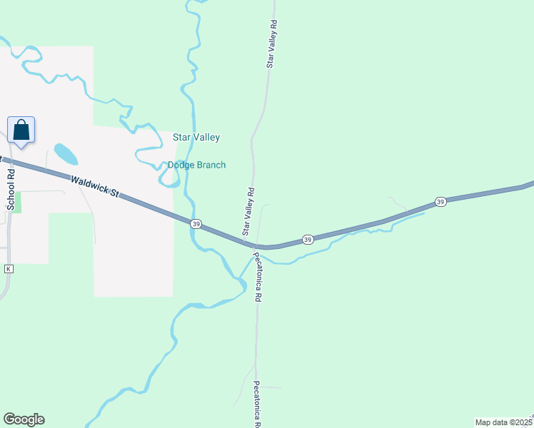 map of restaurants, bars, coffee shops, grocery stores, and more near 7802 Wisconsin 39 in Hollandale