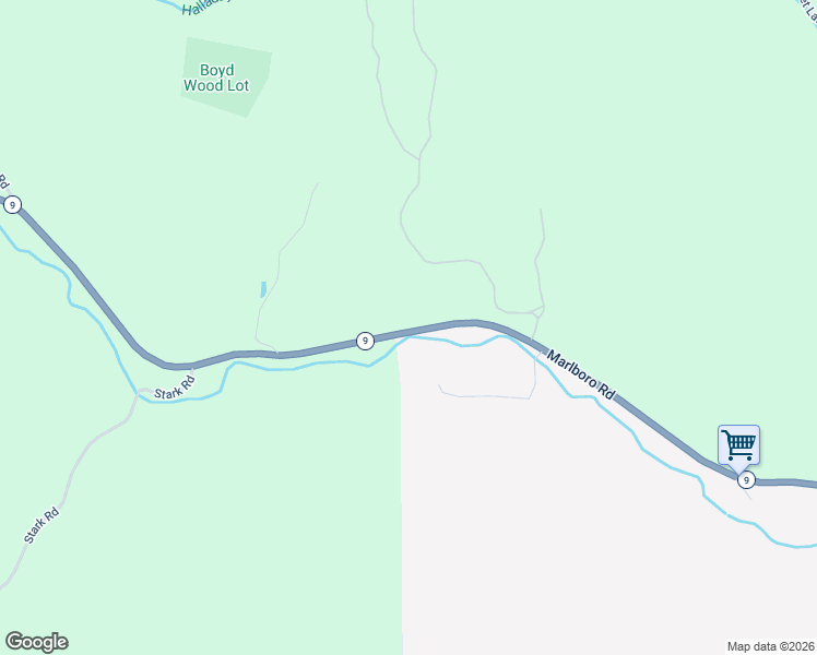 map of restaurants, bars, coffee shops, grocery stores, and more near 1215 Marlboro Road in Brattleboro
