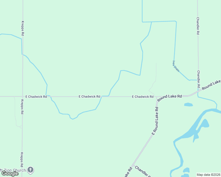 map of restaurants, bars, coffee shops, grocery stores, and more near 3611 East Chadwick Road in DeWitt