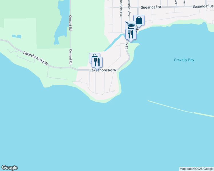 map of restaurants, bars, coffee shops, grocery stores, and more near in Port Colborne