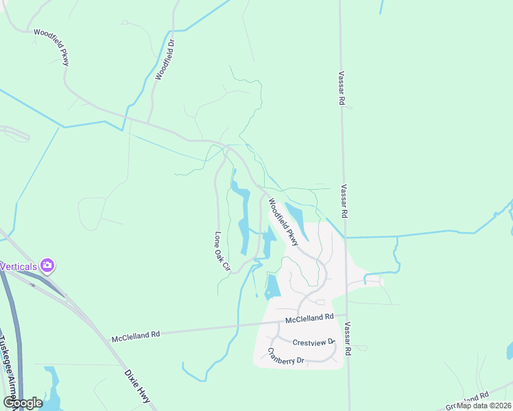 map of restaurants, bars, coffee shops, grocery stores, and more near 6158 Lone Oak Circle in Holly
