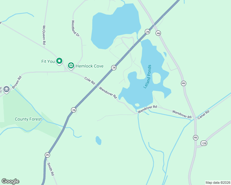 map of restaurants, bars, coffee shops, grocery stores, and more near 3193 McClure Drive in Bouckville