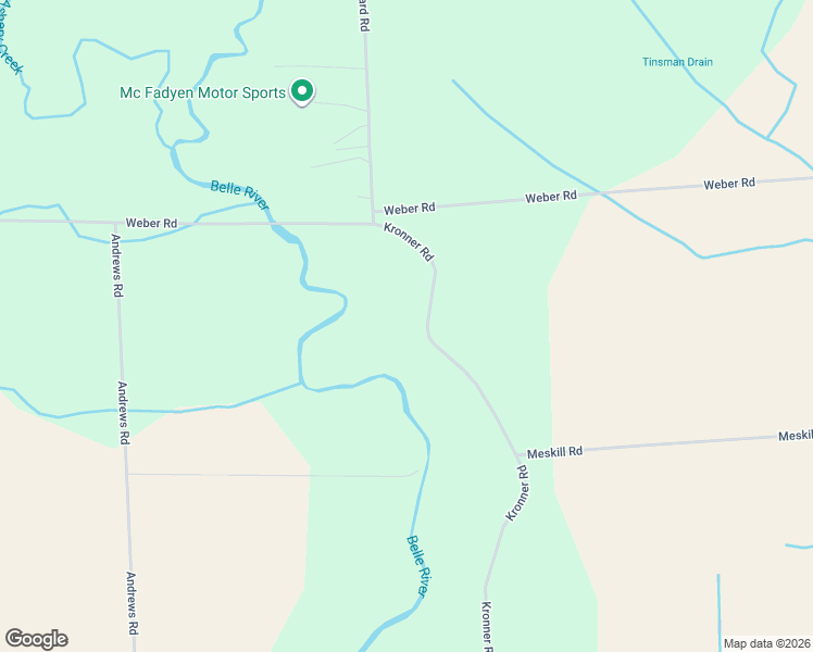 map of restaurants, bars, coffee shops, grocery stores, and more near 1000-1072 Kronner Road in St. Clair