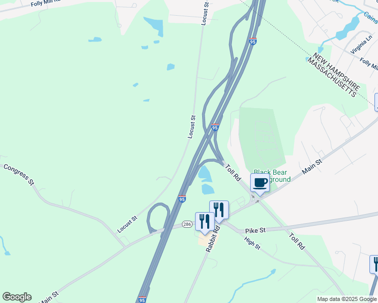 map of restaurants, bars, coffee shops, grocery stores, and more near 26 Locust Street in Salisbury