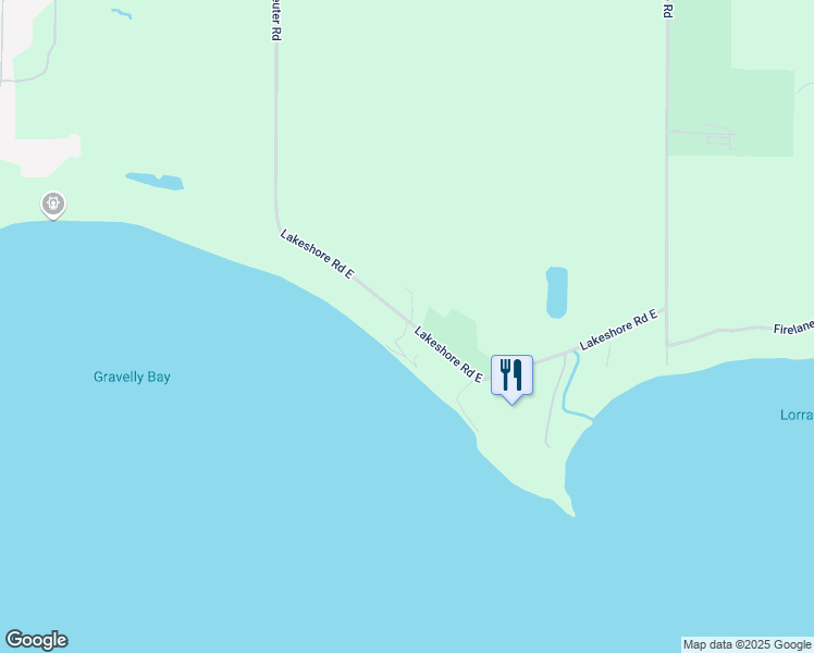 map of restaurants, bars, coffee shops, grocery stores, and more near 679 Lakeshore Road East in Port Colborne
