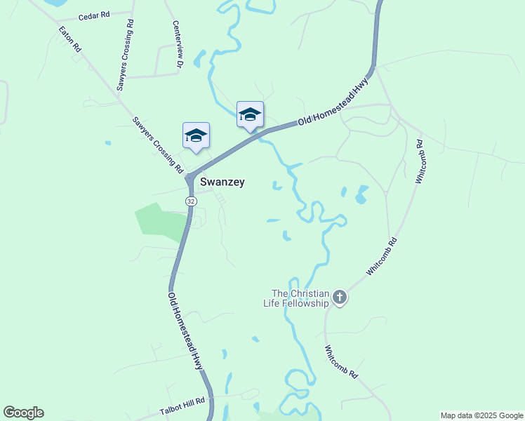 map of restaurants, bars, coffee shops, grocery stores, and more near 580 Old Homestead Highway in Swanzey