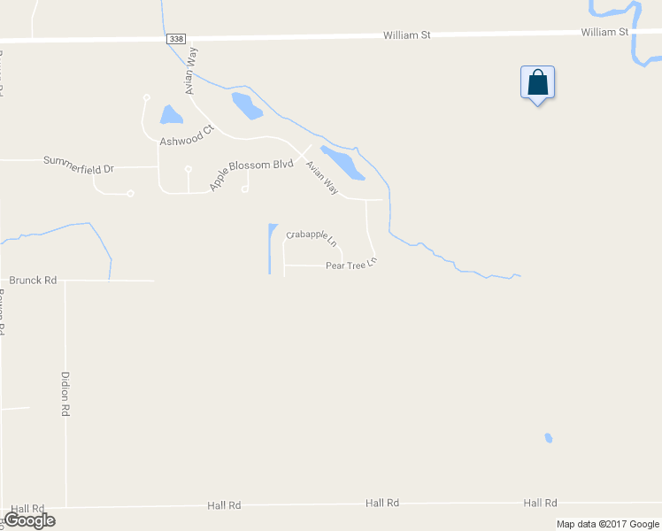 map of restaurants, bars, coffee shops, grocery stores, and more near 39 Pear Tree Lane in Lancaster