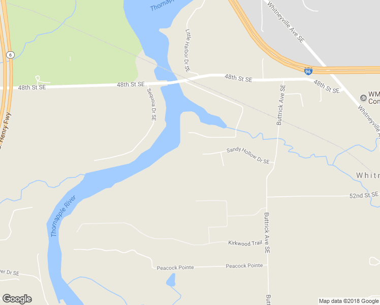 map of restaurants, bars, coffee shops, grocery stores, and more near 7733 Sandy Hollow Drive Southeast in Alto