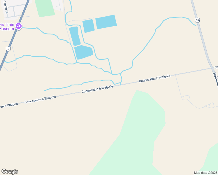 map of restaurants, bars, coffee shops, grocery stores, and more near 350 Concession 6 Walpole in Haldimand