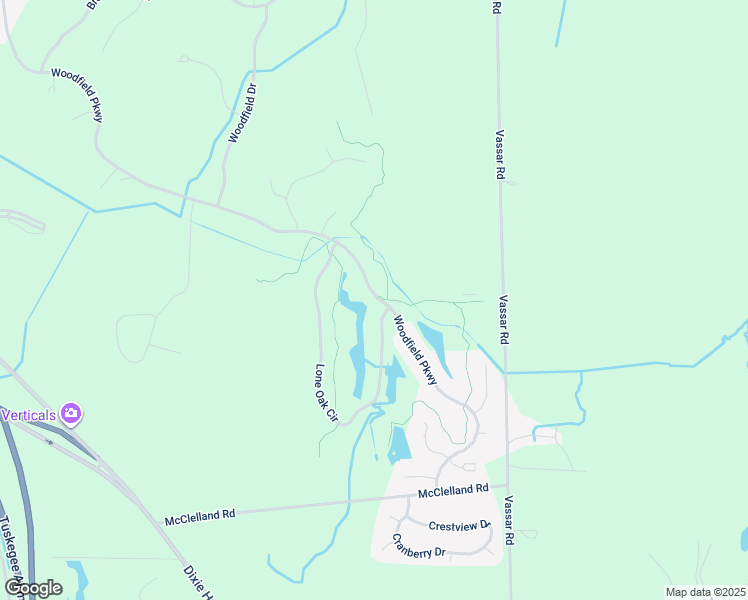 map of restaurants, bars, coffee shops, grocery stores, and more near 6146 Lone Oak Circle in Holly