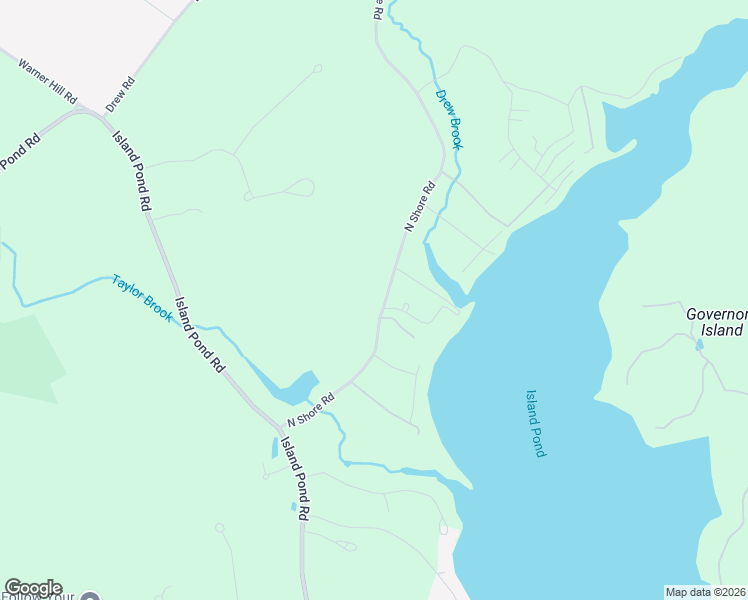 map of restaurants, bars, coffee shops, grocery stores, and more near 130 North Shore Road in Derry