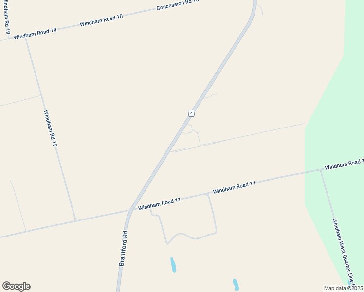 map of restaurants, bars, coffee shops, grocery stores, and more near 258 Brantford Road in Delhi