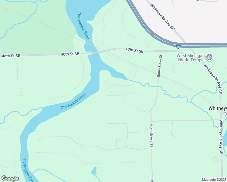 map of restaurants, bars, coffee shops, grocery stores, and more near 7733 Sandy Hollow Drive Southeast in Alto